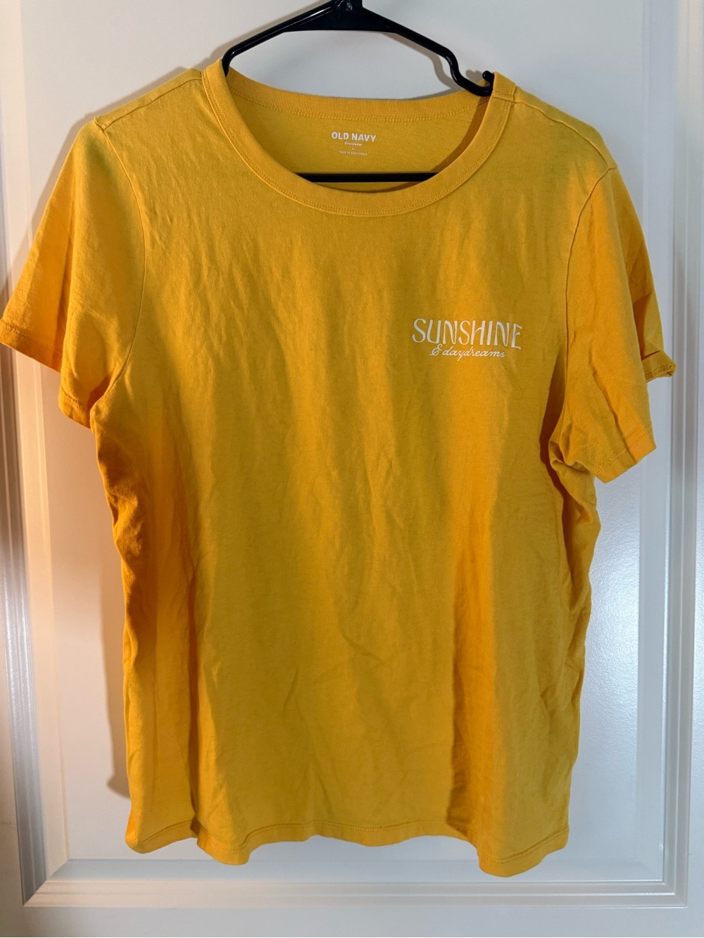 Old Navy Sunshine Yellow Short Sleeve Tee